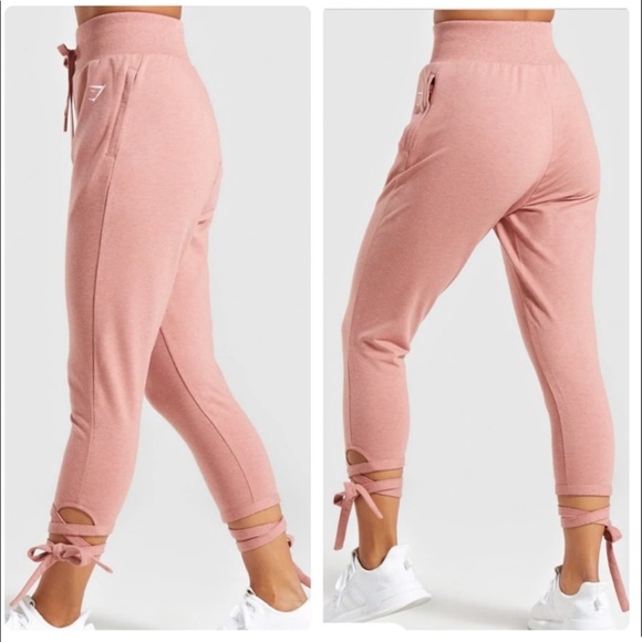 Gymshark Ark High Waisted Joggers in PINK 💖 Size SMALL - Picture 3 of 5